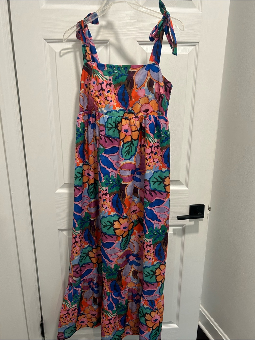 THML Floral Tie-Shoulder Sundress in Multicolor